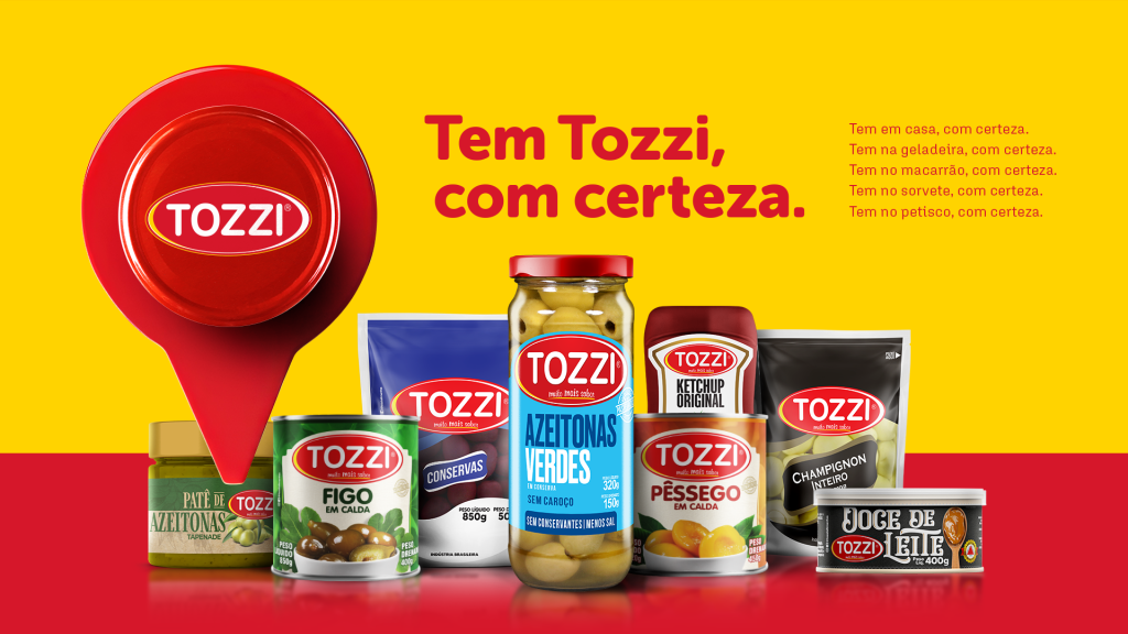 Comma Tozzi Tem Tozzi, com certeza - Agência Quest Comunicação